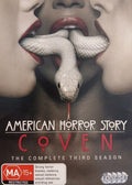American Horror Story: Coven Complete Third Season DVD Australian four-disc cover