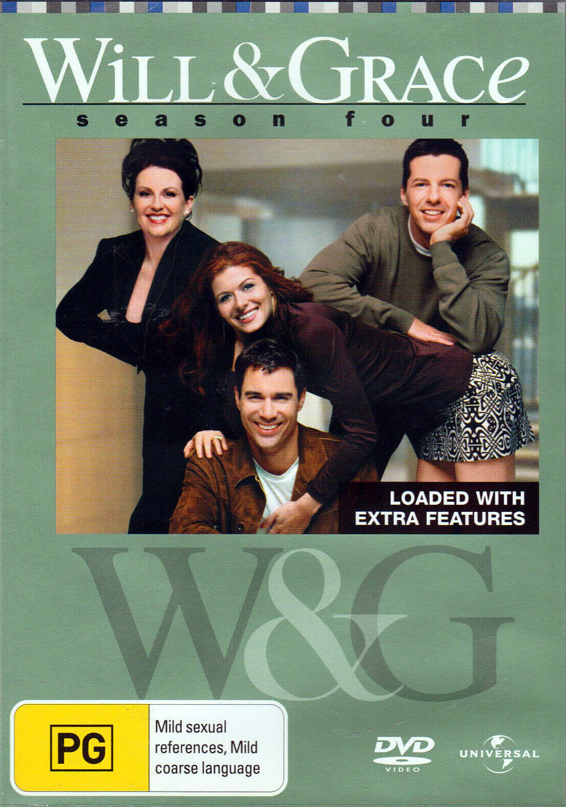 Will & Grace Season 4 DVD Australian Region 4 cover