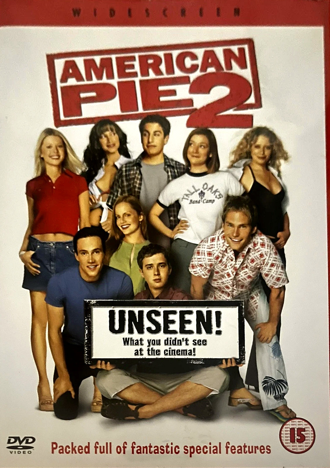 American Pie 2 Unseen Edition DVD UK Region 2 cover