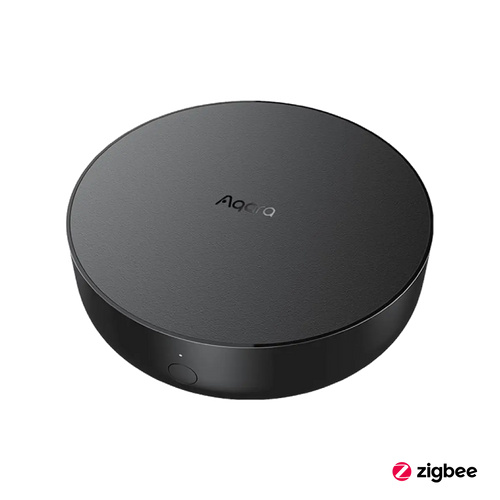 Aqara Hub M2 - front - manufacturer reference image; other devices shown are not included