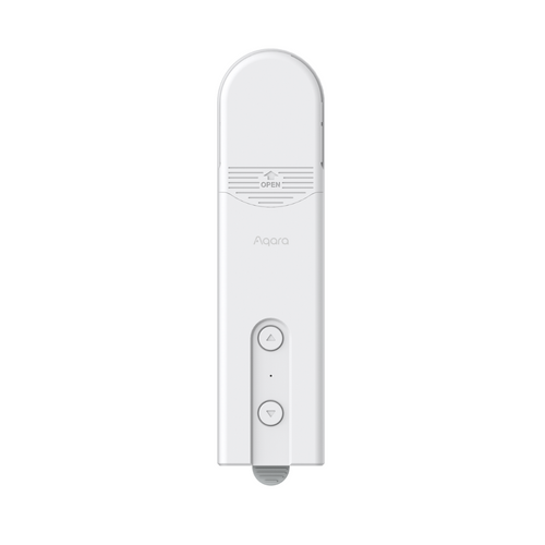 Aqara Roller Shade Driver E1 front view – manufacturer reference image