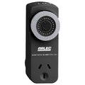 Arlec PC726BK black compact 24-hour mechanical timer - manufacturer reference 1