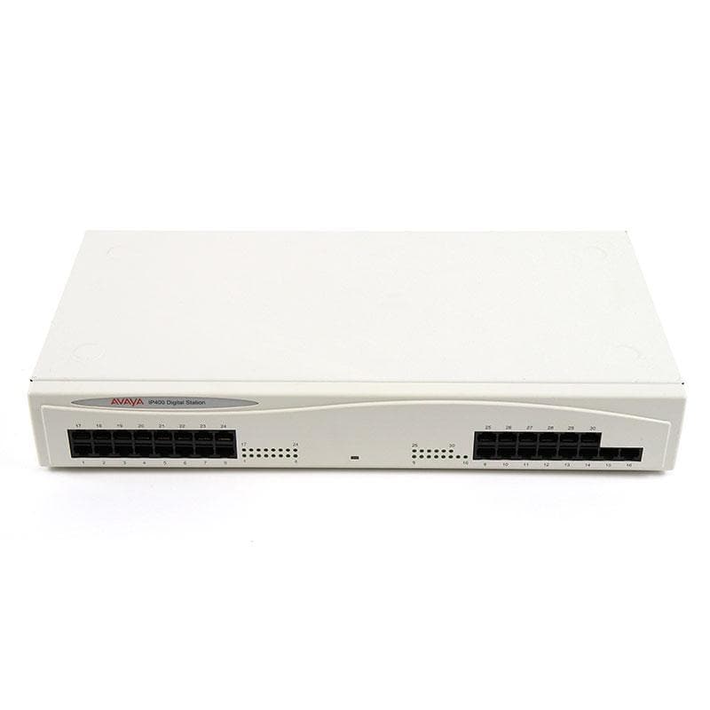 Avaya IP400 Digital Station 30 V2 top and front reference image; cosmetic condition and rack ears may differ