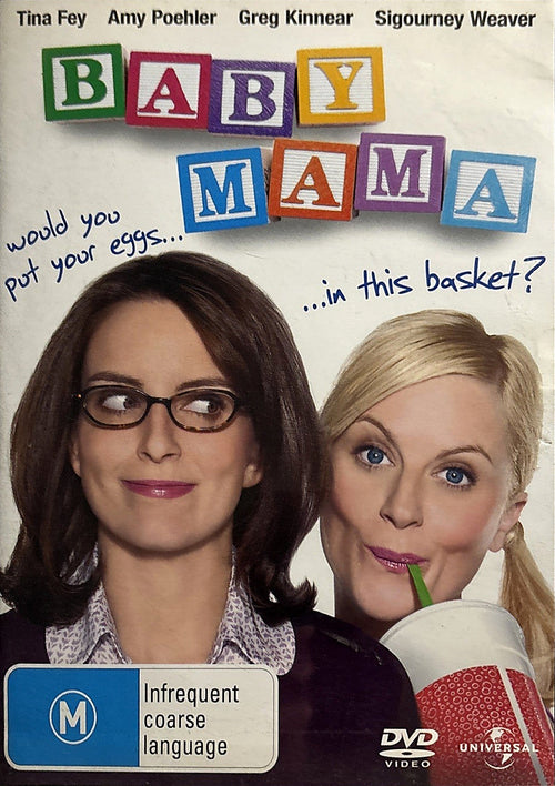 Baby Mama DVD — Tina Fey and Amy Poehler, Australian M-rated edition