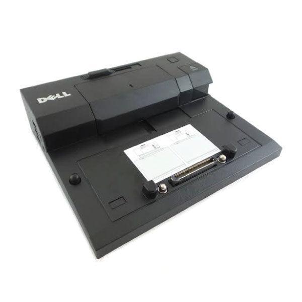 Dell E-Port II PR03X black docking station, professional front reference view