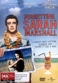 Forgetting Sarah Marshall Australian DVD cover featuring Jason Segel, Kristen Bell and Russell Brand