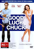 Good Luck Chuck Uncut Version Australian DVD cover starring Dane Cook and Jessica Alba