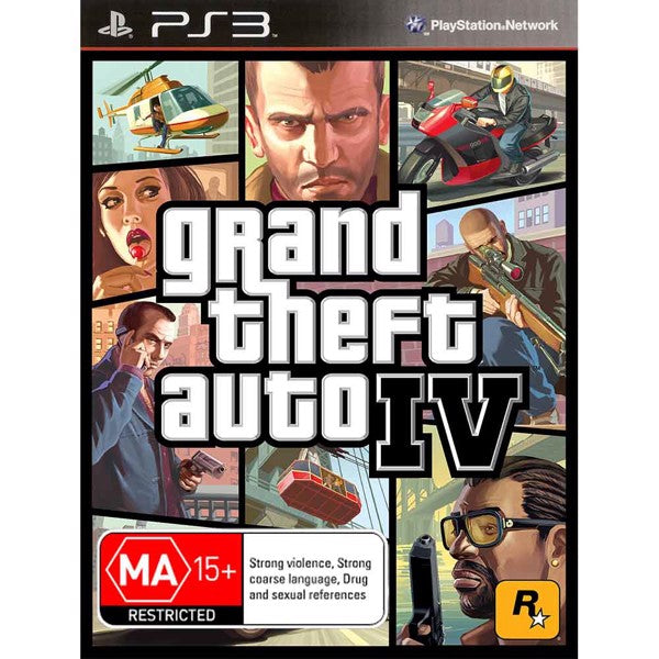 Grand Theft Auto IV for PlayStation 3 - Australian cover reference