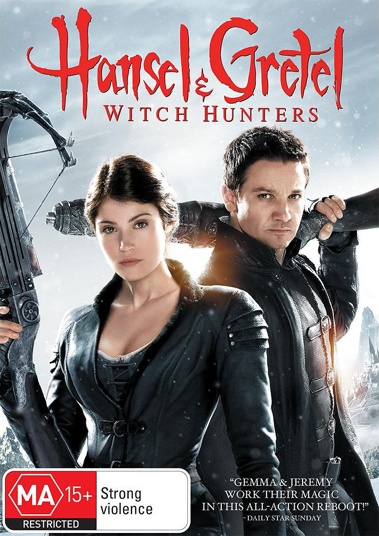 Hansel & Gretel Witch Hunters DVD Australian Region 4 front cover — reference image