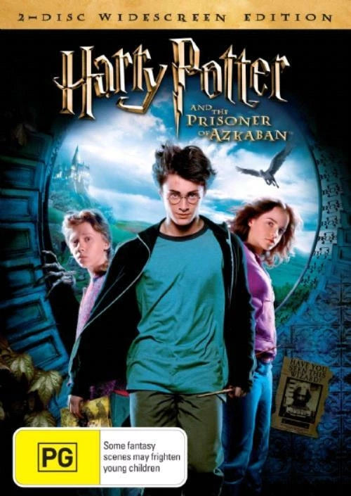 Harry Potter and the Prisoner of Azkaban 2-disc widescreen DVD — reference cover artwork