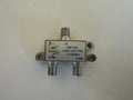 Actual used HIP-2H 2-way F-type coaxial splitter, 5–1000 MHz