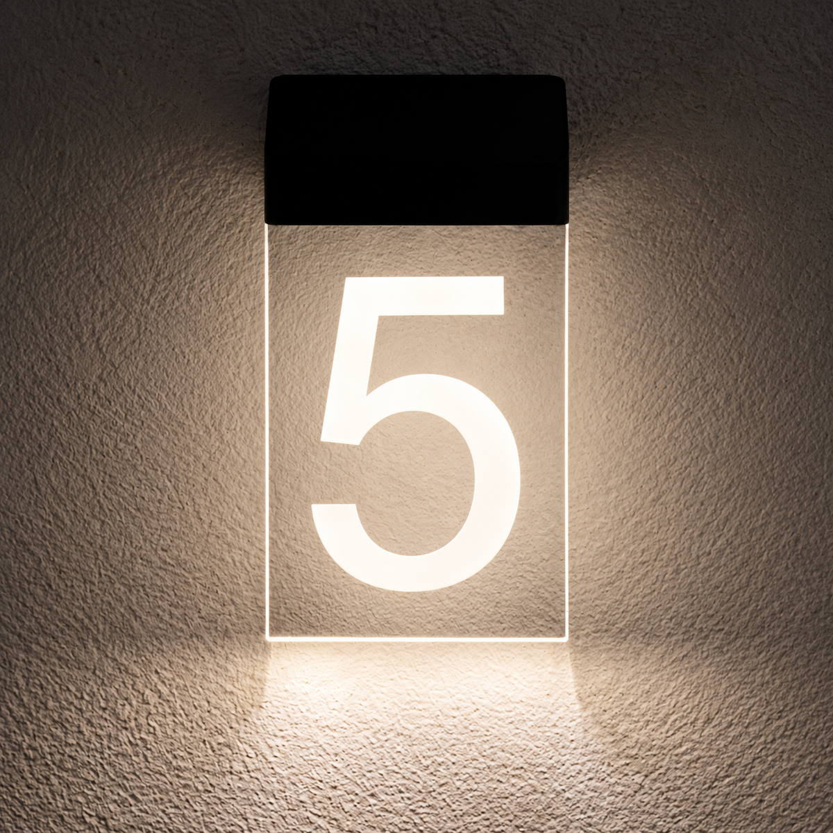 Hoselink AVENUE solar house number 5 - warm-white view, digitally edited reference