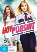 Hot Pursuit (2015) DVD Australian M-rated cover, starring Reese Witherspoon and Sofia Vergara