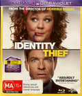 Identity Thief Blu-ray Australian cover with Melissa McCarthy and Jason Bateman