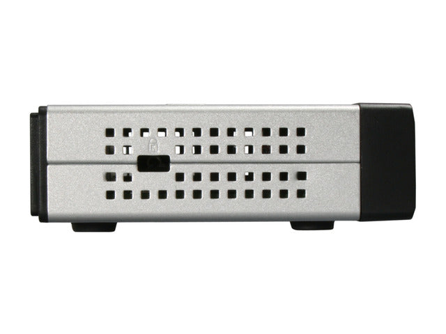 Linksys SD205 silver side panel with ventilation and security slot — reference image, not the actual used unit