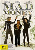 Mad Money DVD front cover featuring Diane Keaton, Queen Latifah and Katie Holmes