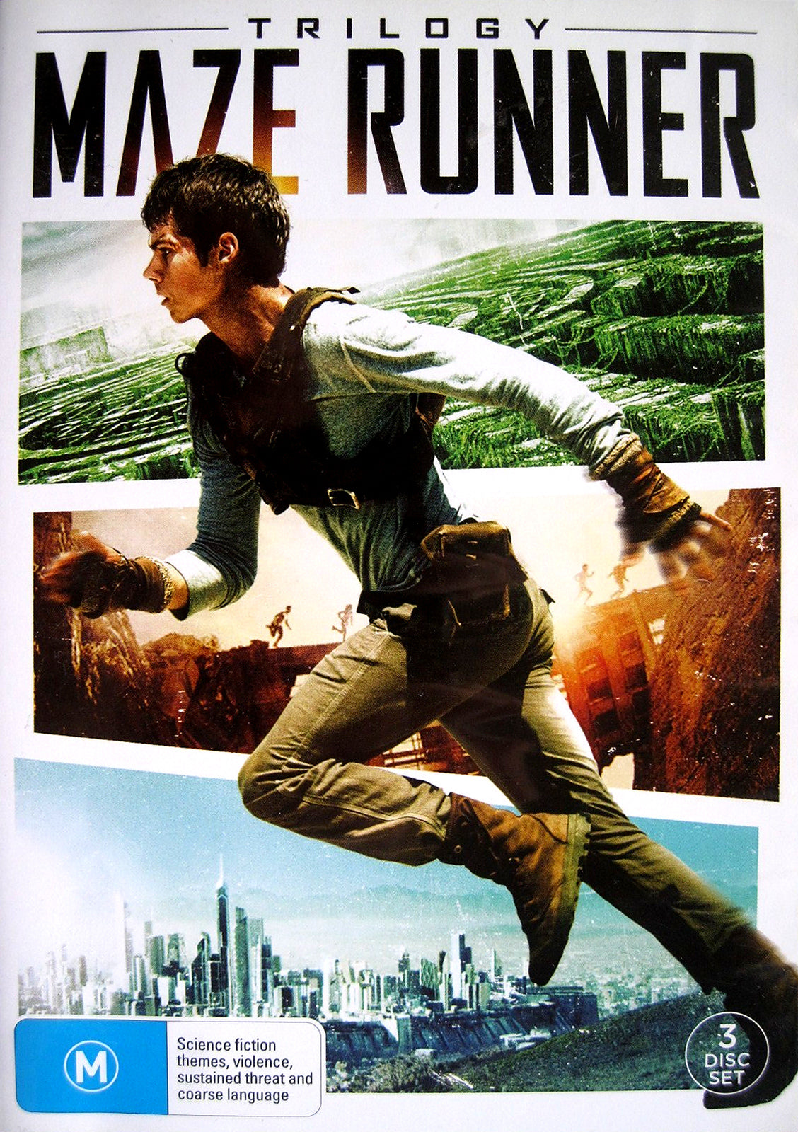 Maze Runner Trilogy DVD Australian Region 4 front cover — reference image