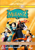 Mulan II: The Legend Continues DVD — Australian Region 4 front cover, reference image