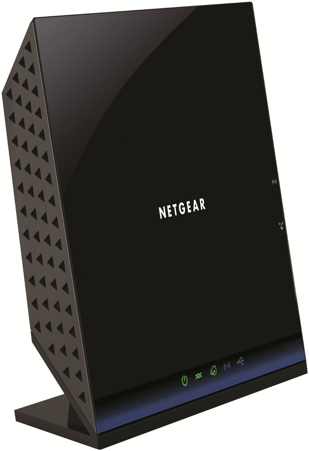 NETGEAR D6200 left front angle — catalogue reference image