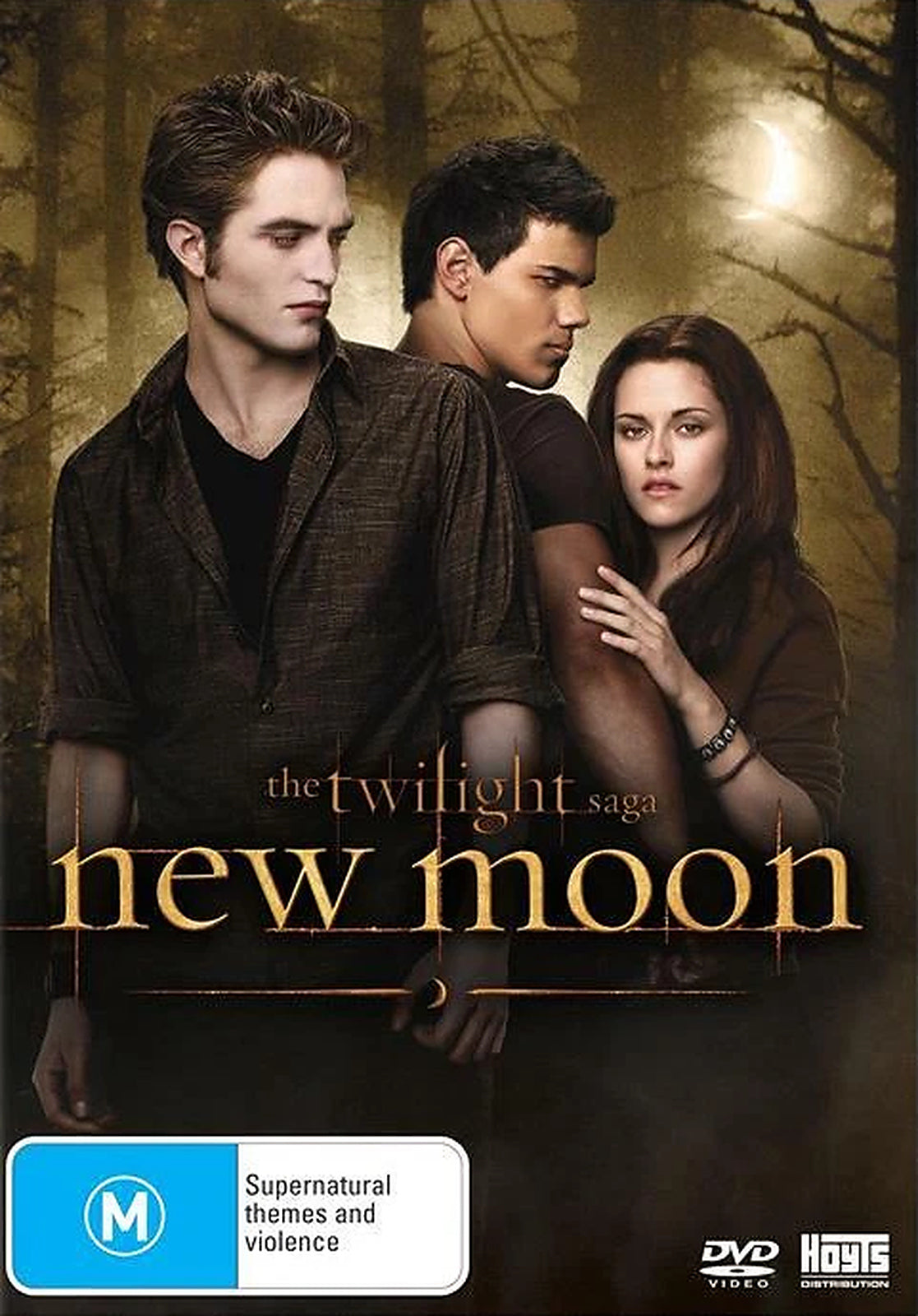 The Twilight Saga New Moon DVD Australian single-disc Region 4 cover