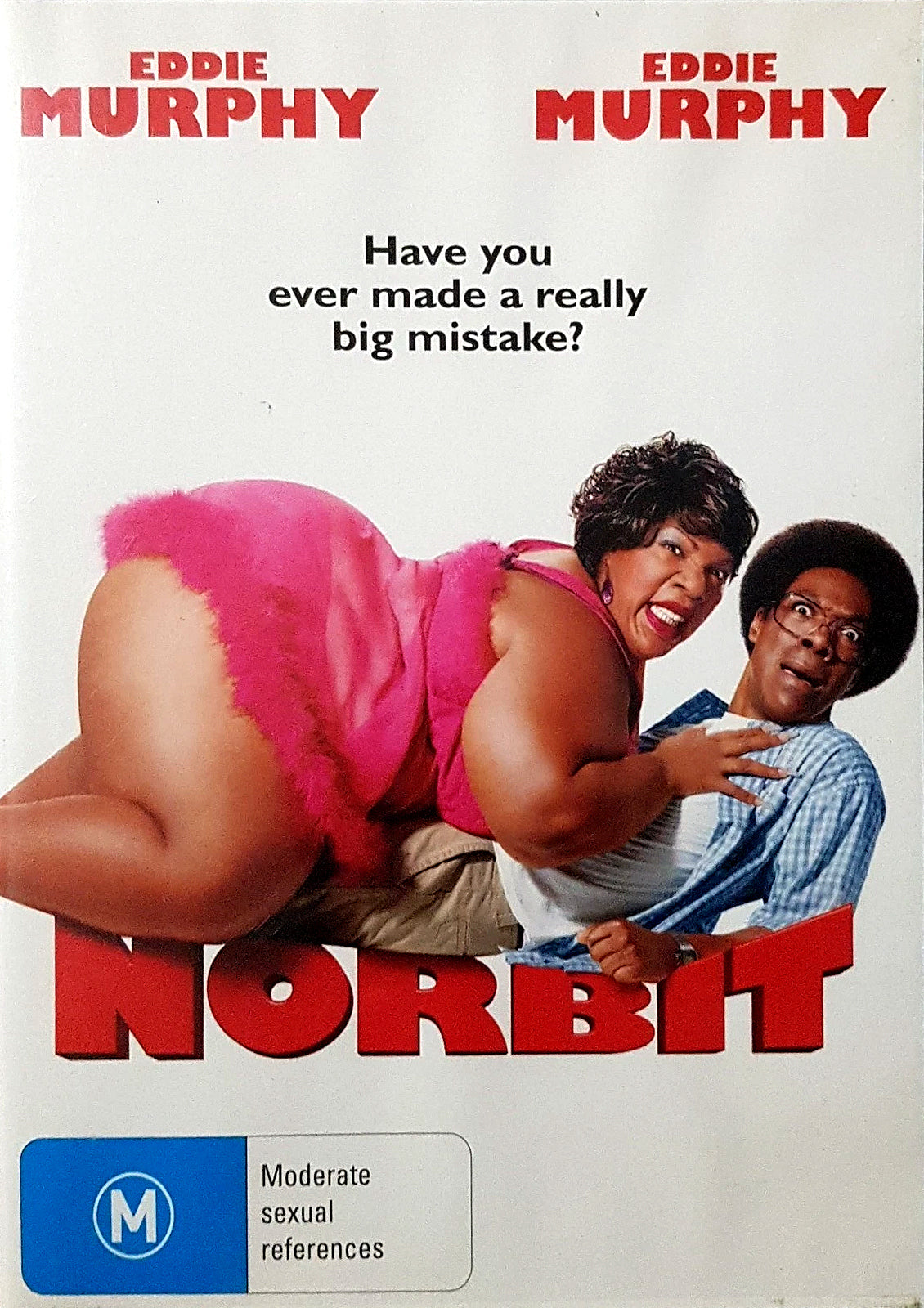 Norbit DVD Australian cover starring Eddie Murphy — reference cover artwork