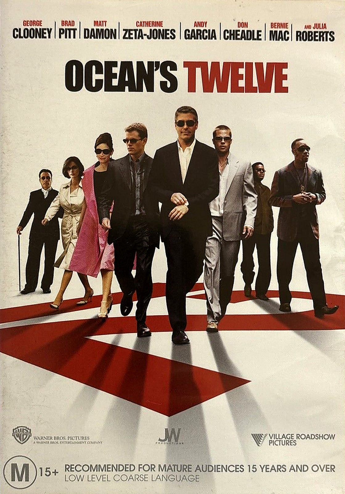 Ocean's Twelve DVD Australian Region 4 front cover — reference image