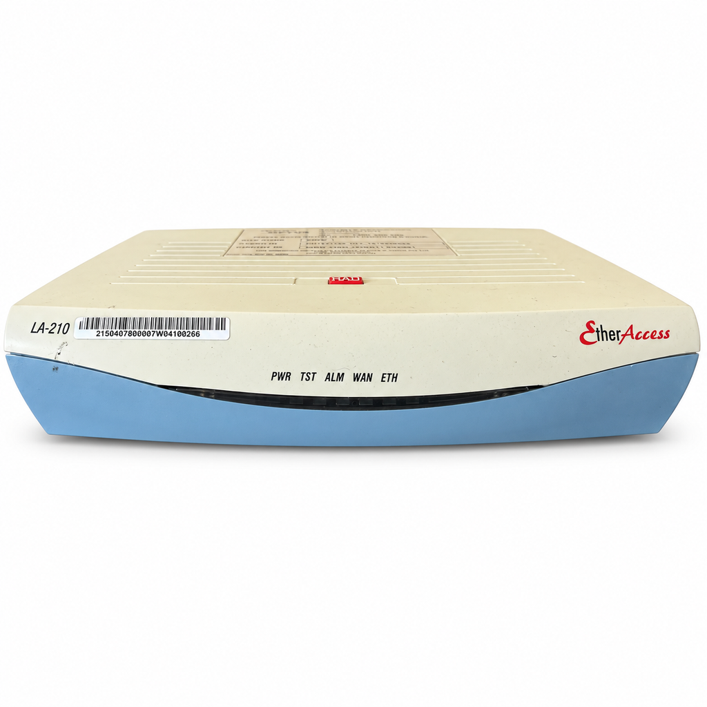 RAD EtherAccess LA-210 low front view on white background