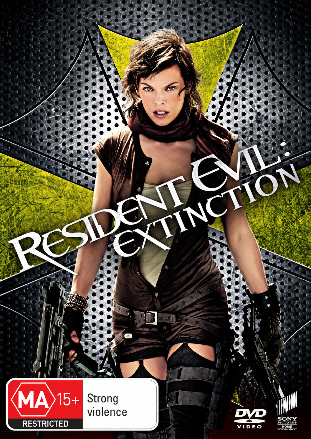Resident Evil Extinction Australian DVD front cover — enhanced