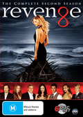 Revenge The Complete Second Season Australian six-disc DVD front cover — enhanced