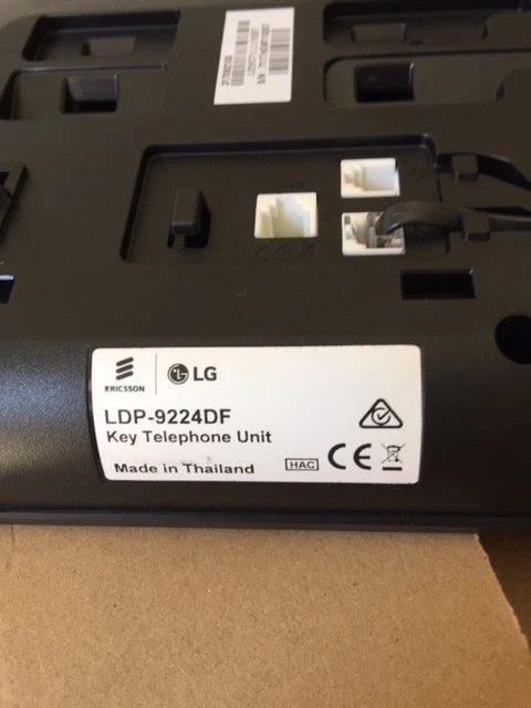 LG-Ericsson iPECS Digital Desk Phone with Stand | Black | LDP-9224DF