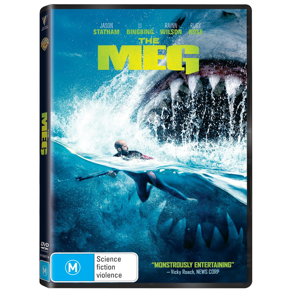The Meg DVD — clear Australian reference cover artwork