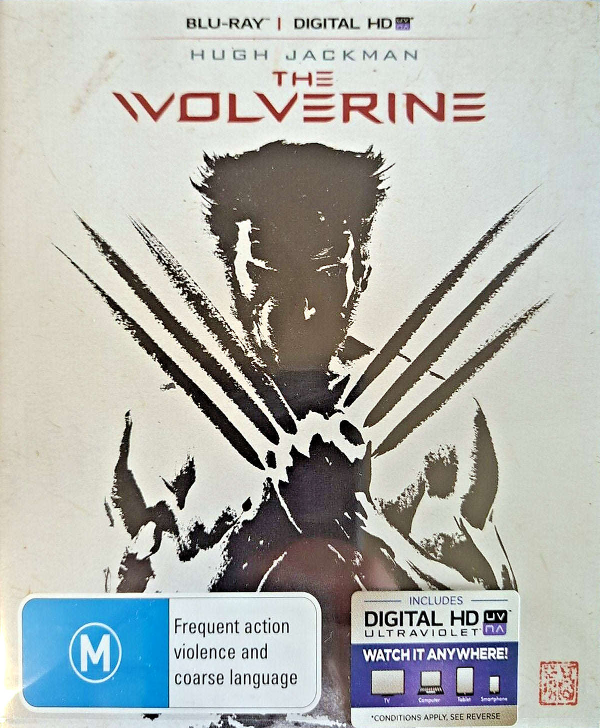 The Wolverine Australian Blu-ray front cover