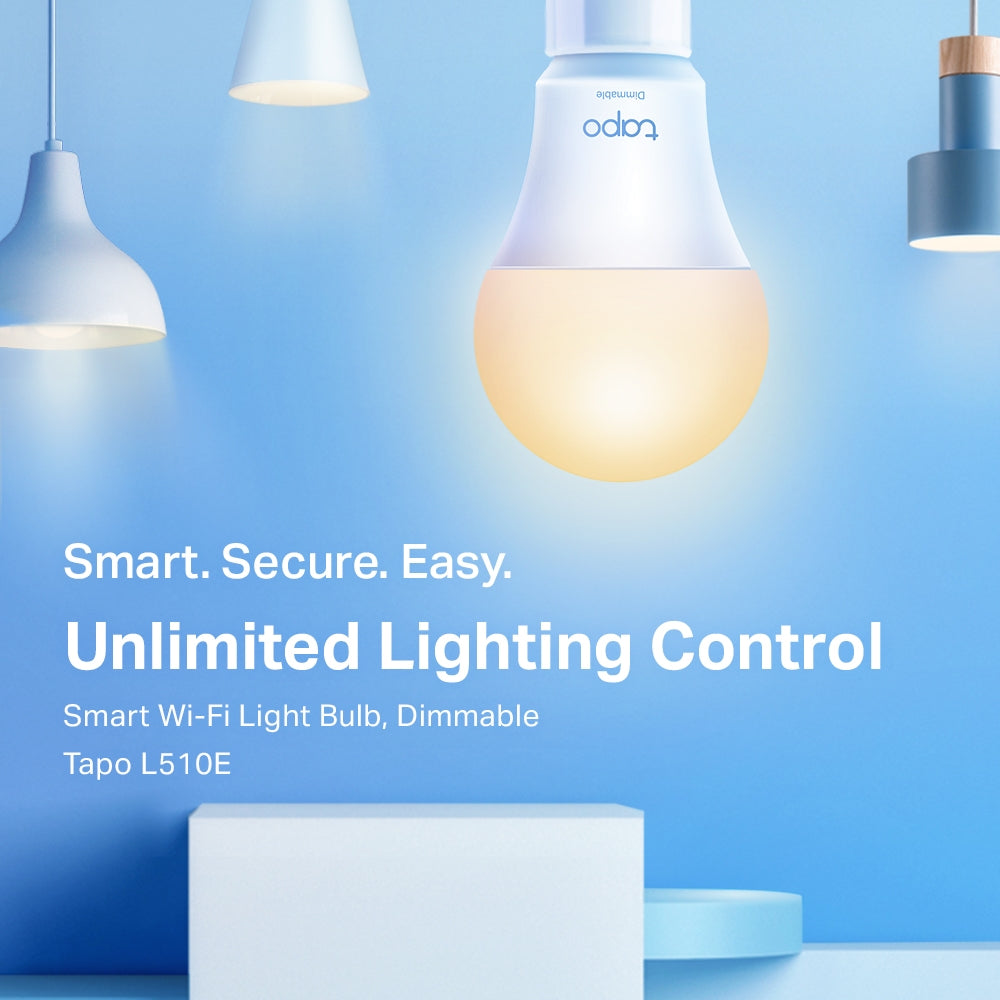 TP-Link Tapo L510E smart Wi-Fi dimmable bulb – manufacturer reference image