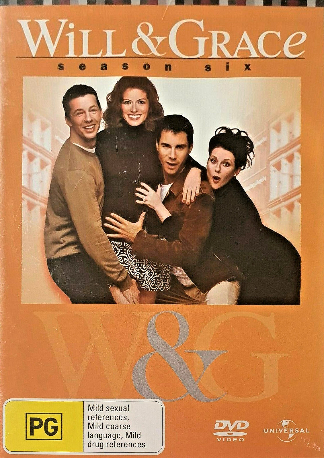 Will & Grace Season Six DVD front cover – Australian Region 4 release