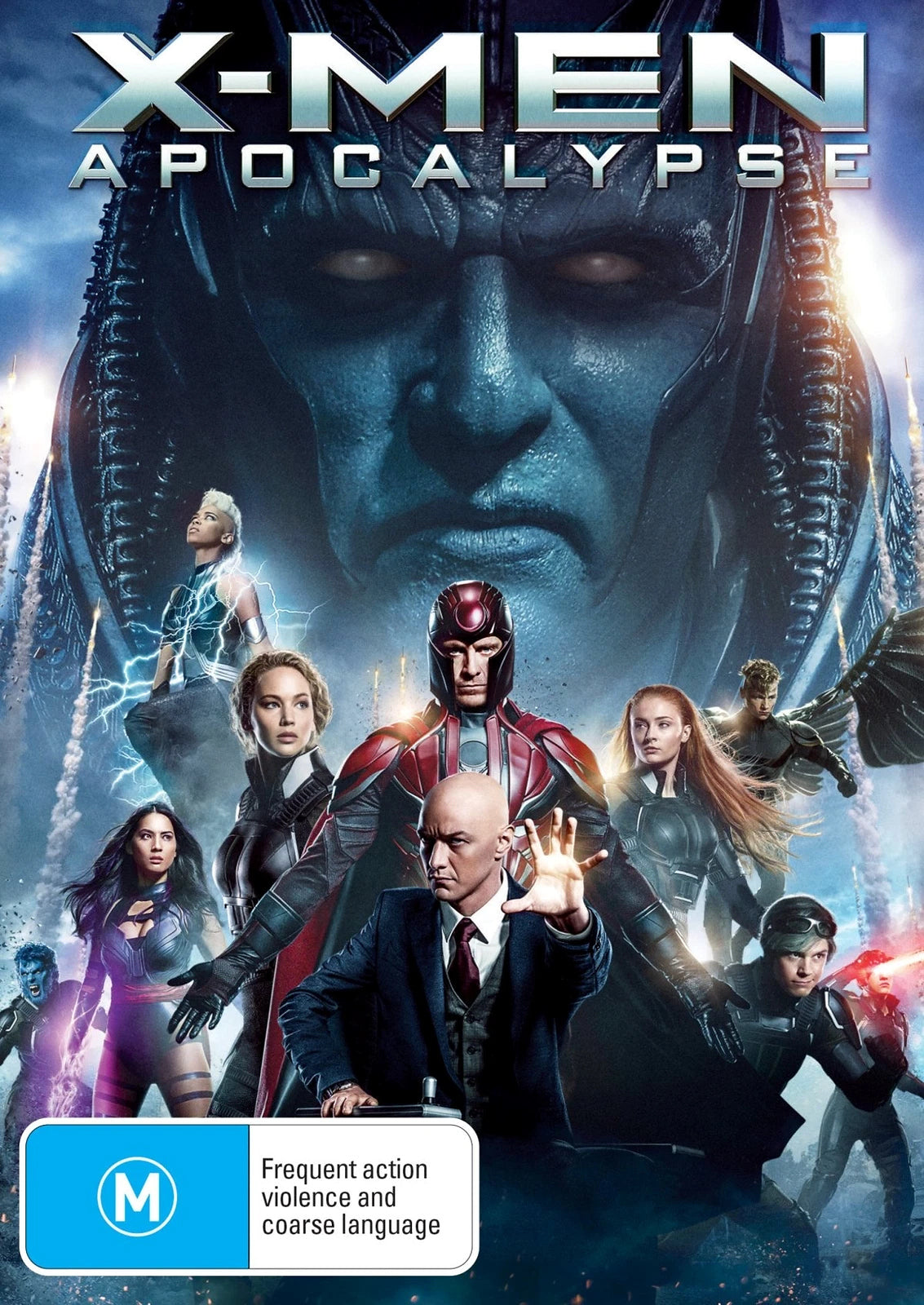 X-Men: Apocalypse DVD Australian cover — reference cover artwork