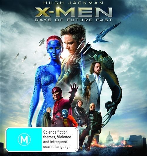 X-Men Days of Future Past Australian Blu-ray cover artwork — reference image